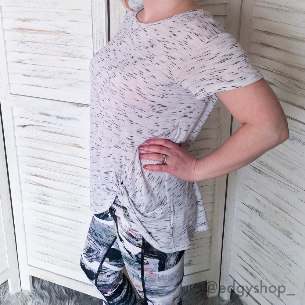 Bobeau | Knot Front Tee - Picture 2 of 5